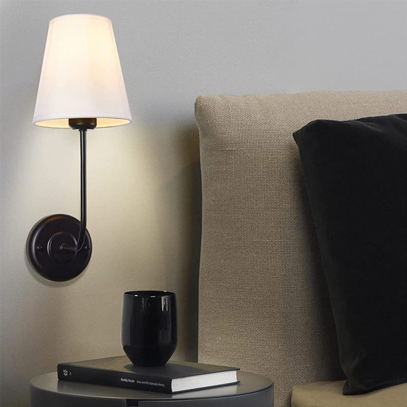 Wall Light Fixture | Modern Linen-Shade Decorative Wall Lamp