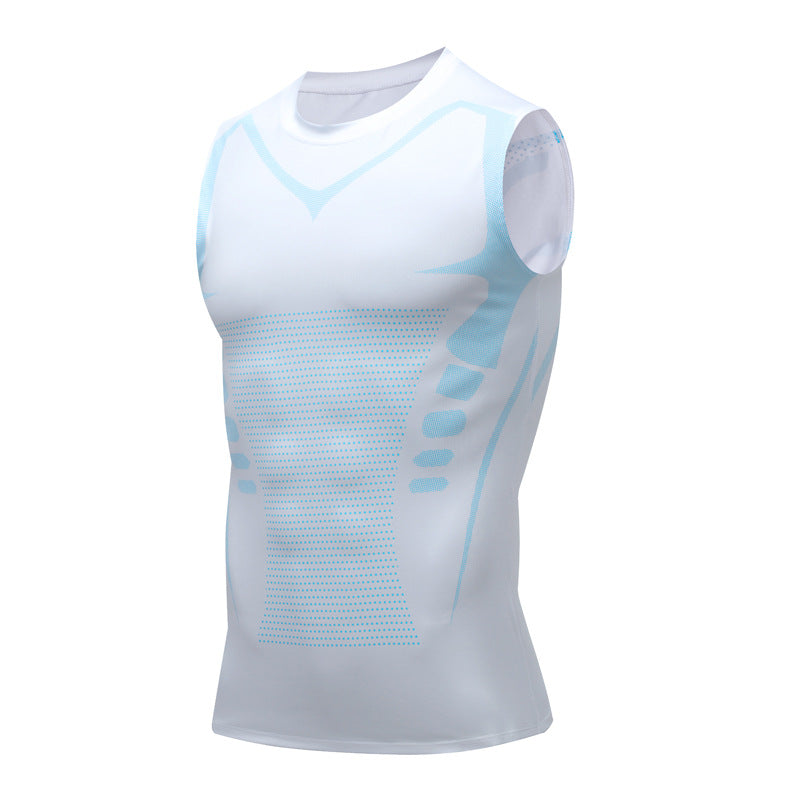 Fitness Vest Ionic Body Shaping Tank Top for Posture & Sweat