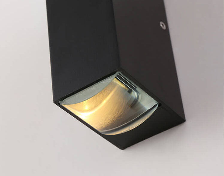 Modern Waterproof Rectangular LED Outdoor Wall Sconce