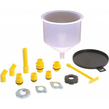 Oil Funnel Spill Proof Engine Oil Filling Kit Adapters