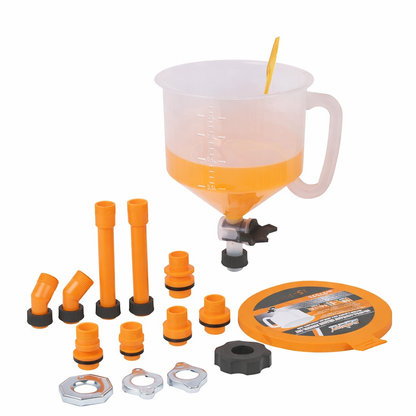 Oil Funnel Spill Proof Engine Oil Filling Kit Adapters