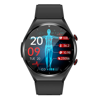 Smartwatch Health Tracker with ECG, Blood Sugar & Heart Rate Monitor