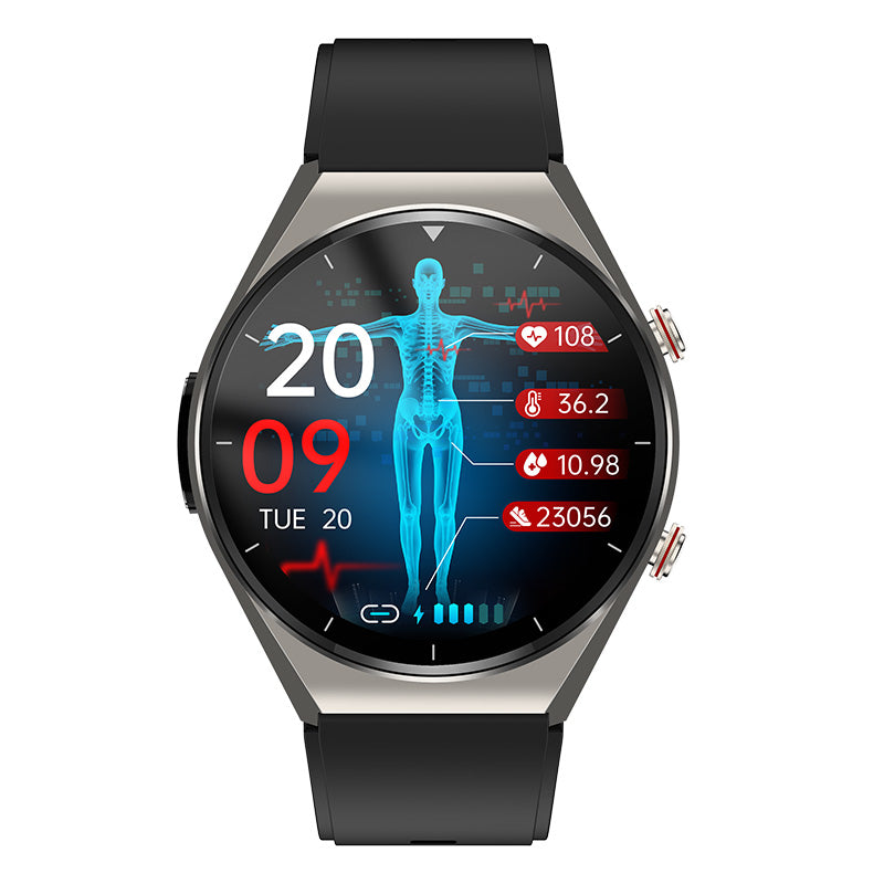 Smartwatch Health Tracker with ECG, Blood Sugar & Heart Rate Monitor