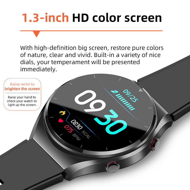 Smartwatch Health Tracker with ECG, Blood Sugar & Heart Rate Monitor