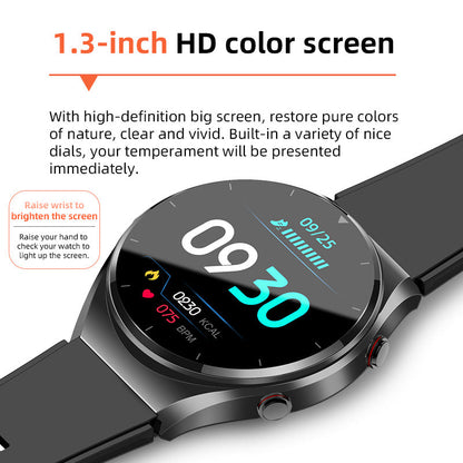 Smartwatch Health Tracker with ECG, Blood Sugar & Heart Rate Monitor