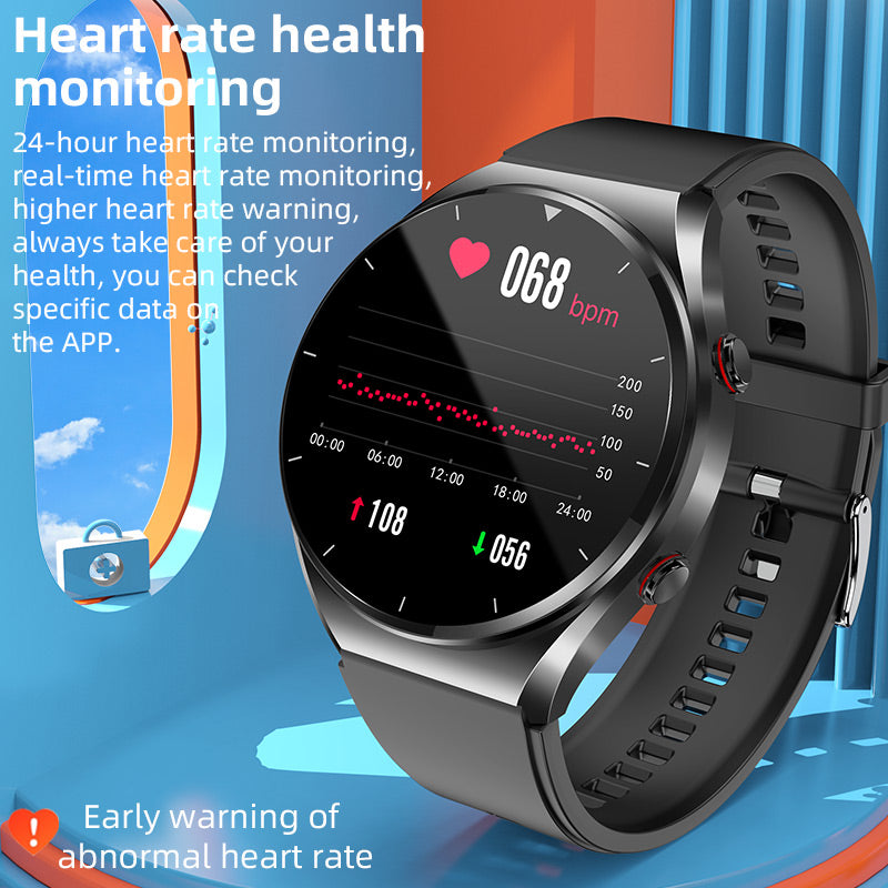 Smartwatch Health Tracker with ECG, Blood Sugar & Heart Rate Monitor
