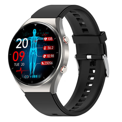 Smartwatch Health Tracker with ECG, Blood Sugar & Heart Rate Monitor