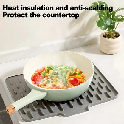 Drying Mat Dish Silicone Heat Resistant Kitchen Countertop Protector
