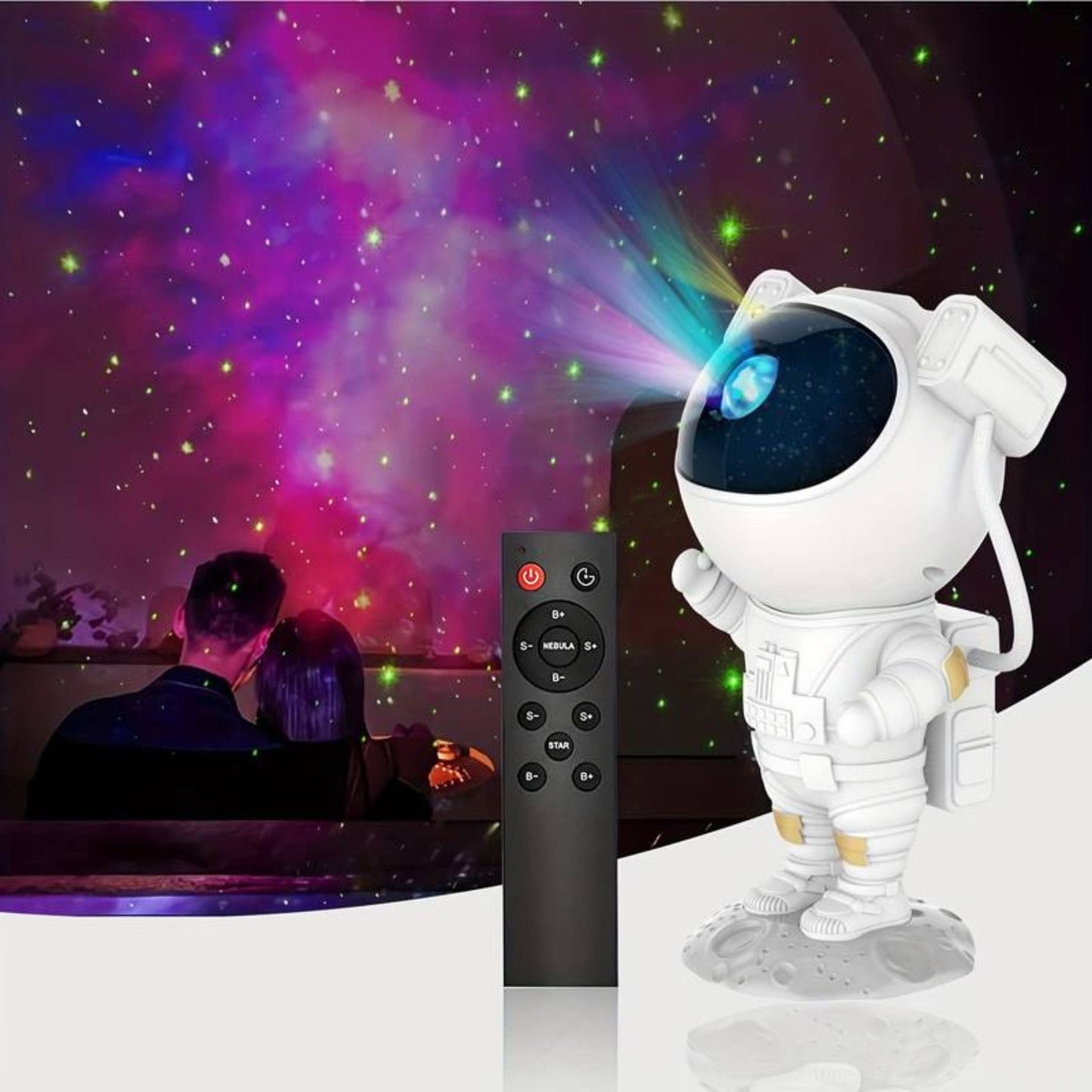 Orbitlite - Astronautformet Stjerneprojektor Til Hjemmet