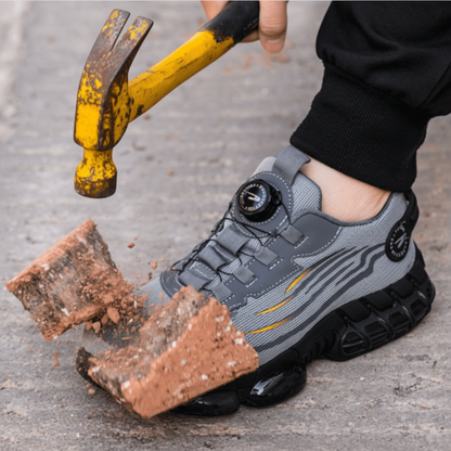 Work Boots Safety Shoes Lightweight Steel Toe Slip Resistant