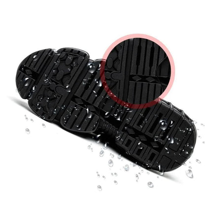 Work Boots Safety Shoes Lightweight Steel Toe Slip Resistant