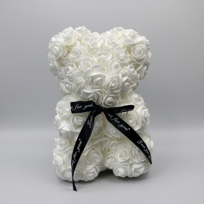 Roses Bear Shaped Figure Romantic Gift Her