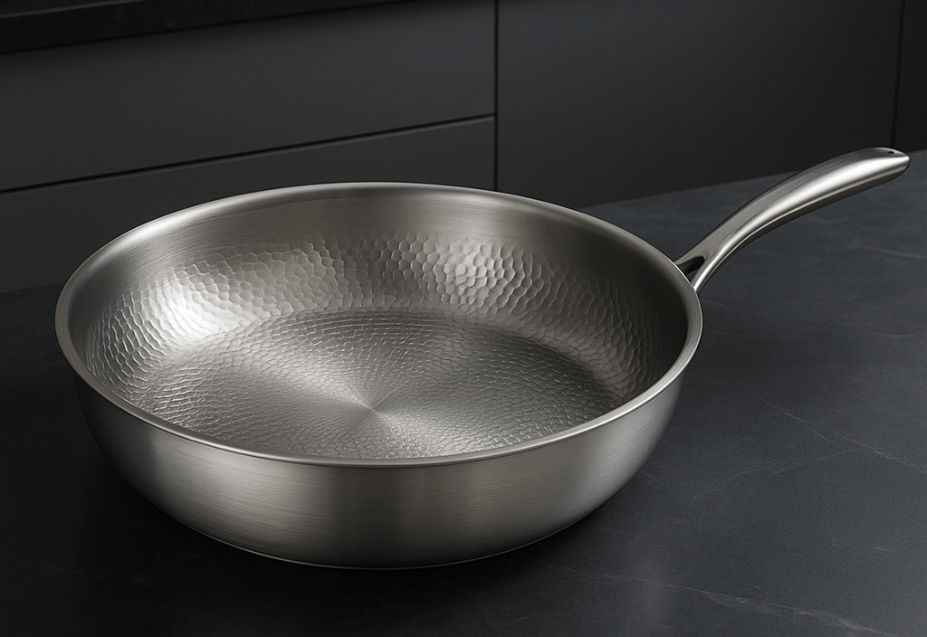 Titanium Frying Pan Nonstick-Free for All Heat Sources, Durable & Scratch-Resistant