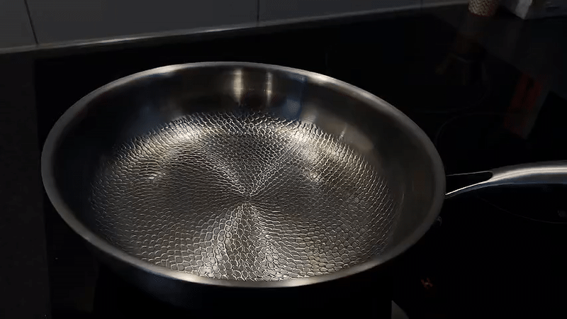 Titanium Frying Pan Nonstick-Free for All Heat Sources, Durable & Scratch-Resistant