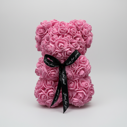Roses Bear Shaped Figure Romantic Gift Her