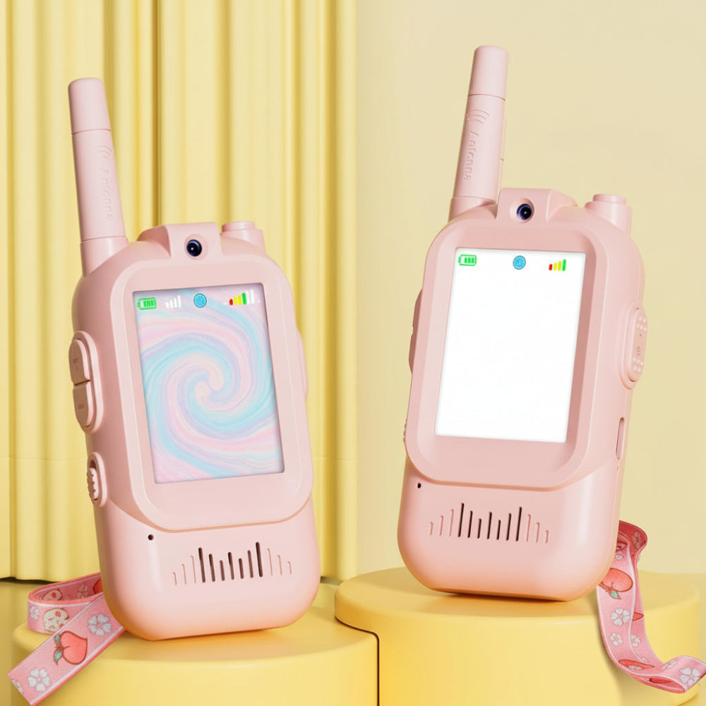 Walkie Talkie Kids Video 2 Pack Rechargeable Toys Camera
