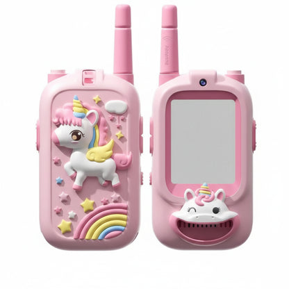 Walkie Talkie Kids Video 2 Pack Rechargeable Toys Camera