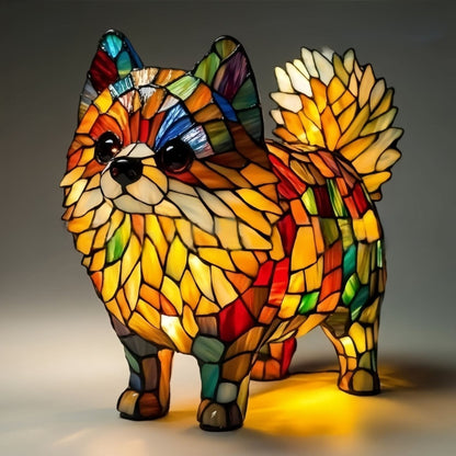 Art LED Night Lamp Dog Breeds Home Decoration