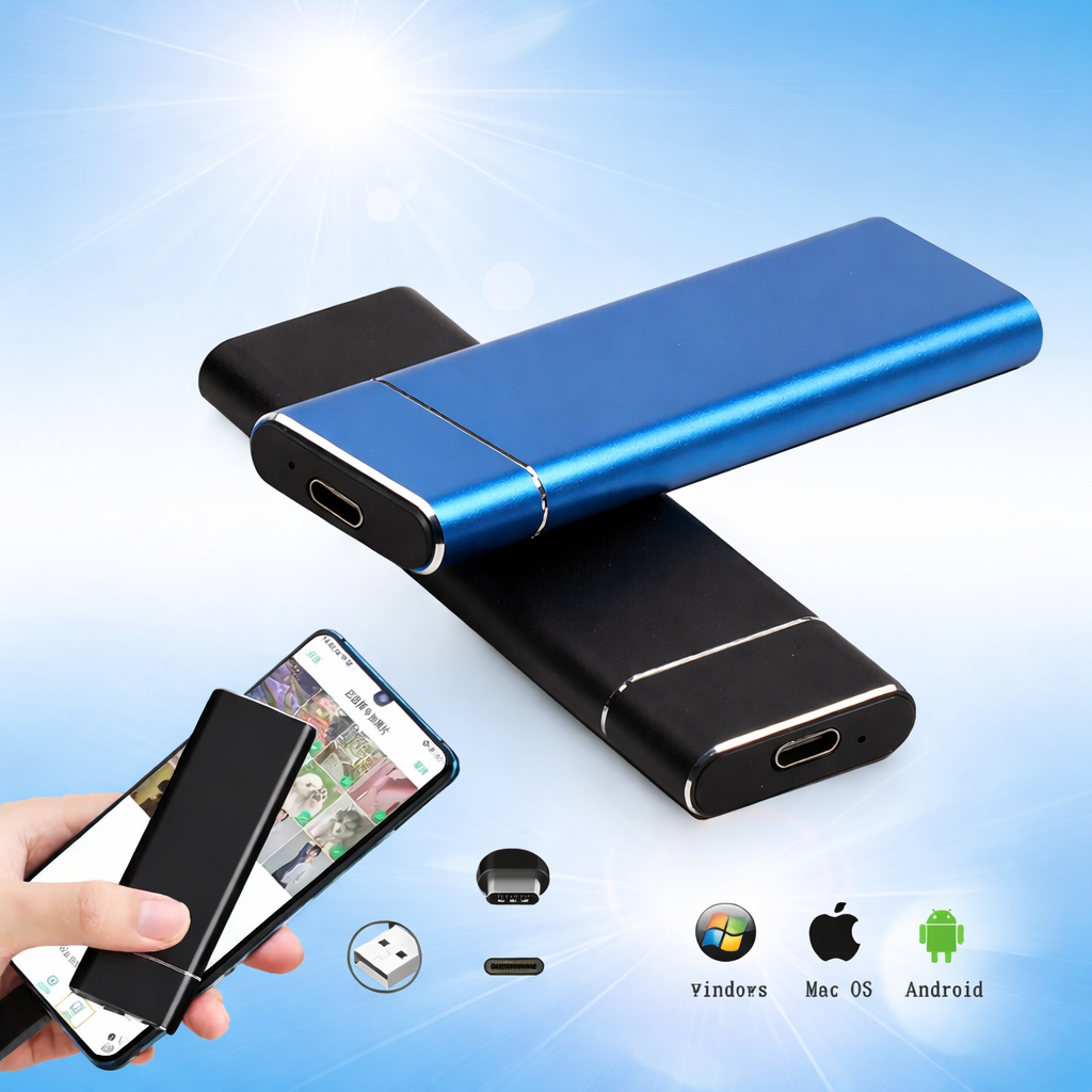 External SSD Portable USB C High Speed Storage Drive
