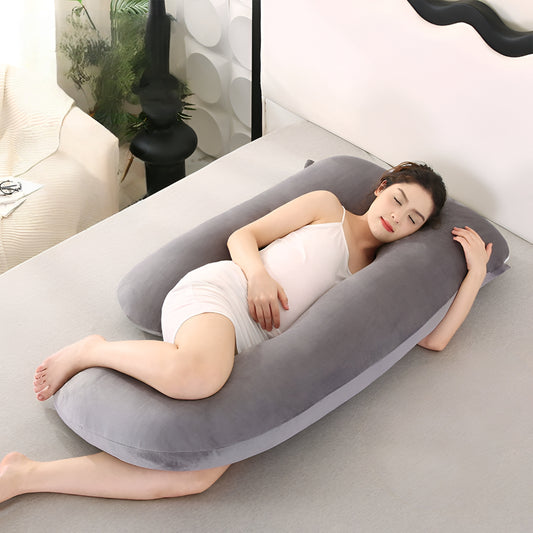 Body Pillow Side Sleeper Ergonomic Full-Length Cotton Support Cushion