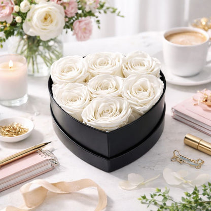 Preserved Flowers Rose Valentines Gifts Women Romantic