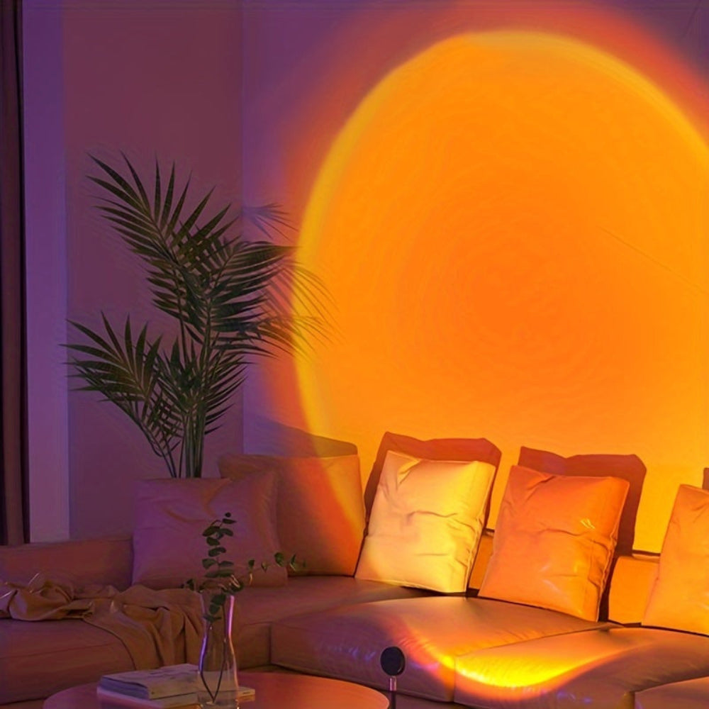 Sunset Lamp LED Projection Light USB Ambient Room Decor