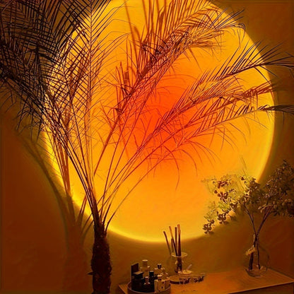 Sunset Lamp LED Projection Light USB Ambient Room Decor