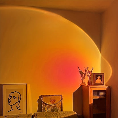Sunset Lamp LED Projection Light USB Ambient Room Decor