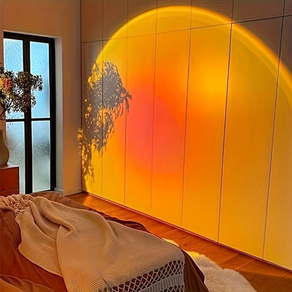 Sunset Lamp LED Projection Light USB Ambient Room Decor