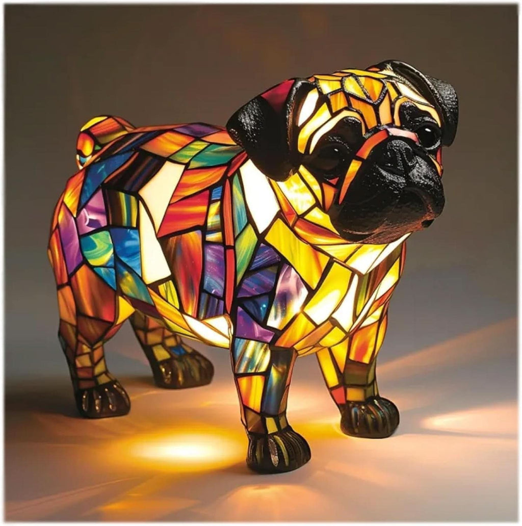 Art LED Night Lamp Dog Breeds Home Decoration