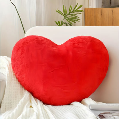 Soft Heart Shaped Plush Pillow Valentines Day Gift Women