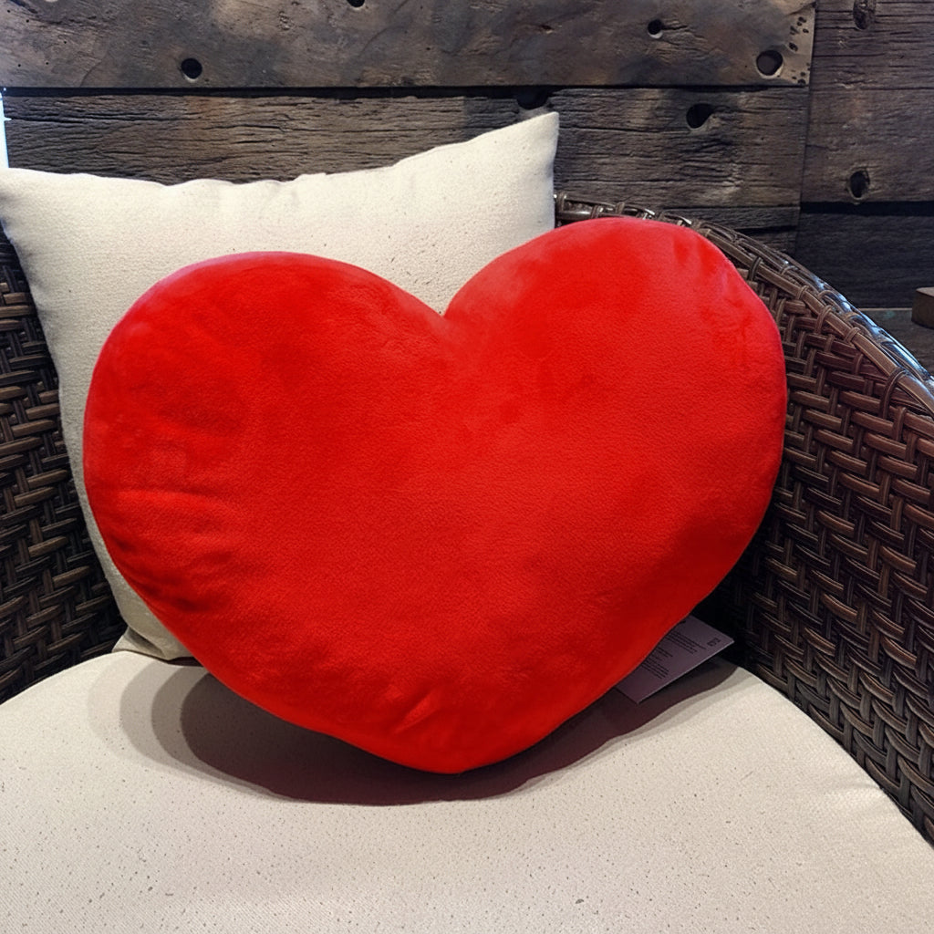 Soft Heart Shaped Plush Pillow Valentines Day Gift Women