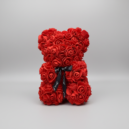 Roses Bear Shaped Figure Romantic Gift Her