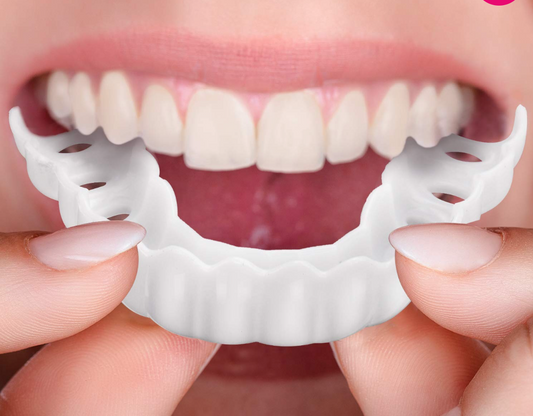 Dentures Snap-On Cosmetic Teeth for Missing, Crooked, or Damaged Teeth