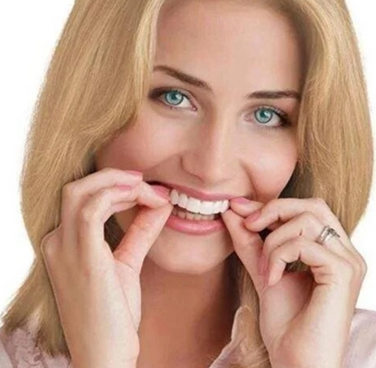 Dentures Snap-On Cosmetic Teeth for Missing, Crooked, or Damaged Teeth