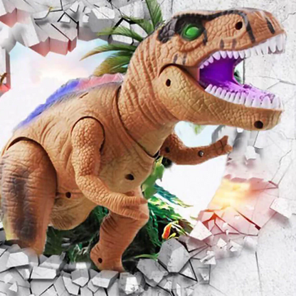 Remote Control Dinosaur Toy Walking Roaring LED Light Up