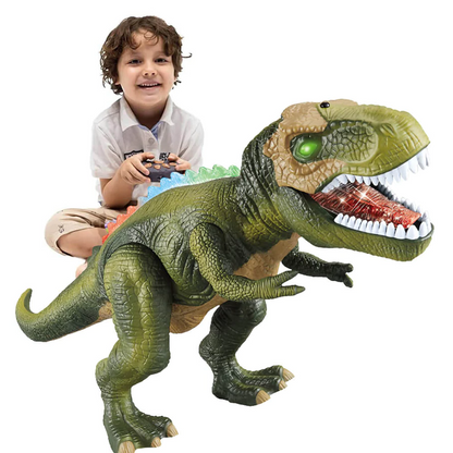 Remote Control Dinosaur Toy Walking Roaring LED Light Up