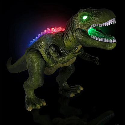 Remote Control Dinosaur Toy Walking Roaring LED Light Up