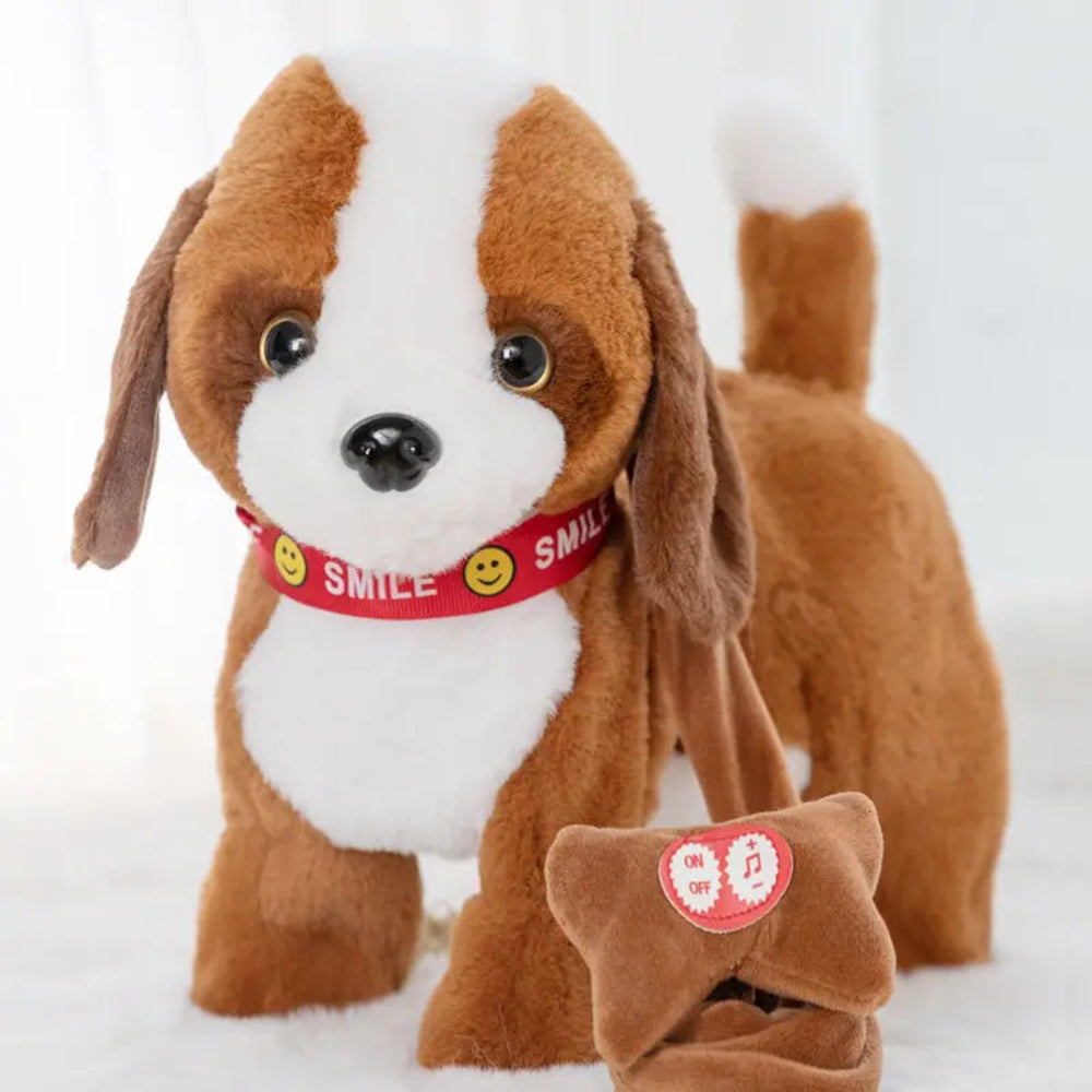 Robot Dog Toy Interactive Plush Electronic Puppy Sound Control