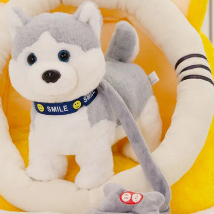 Robot Dog Toy Interactive Plush Electronic Puppy Sound Control