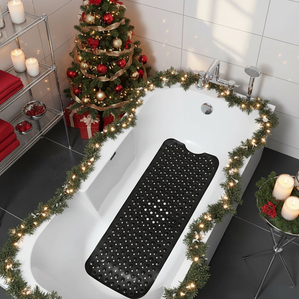 Non-slip bath mat | 200+ suction cup grip