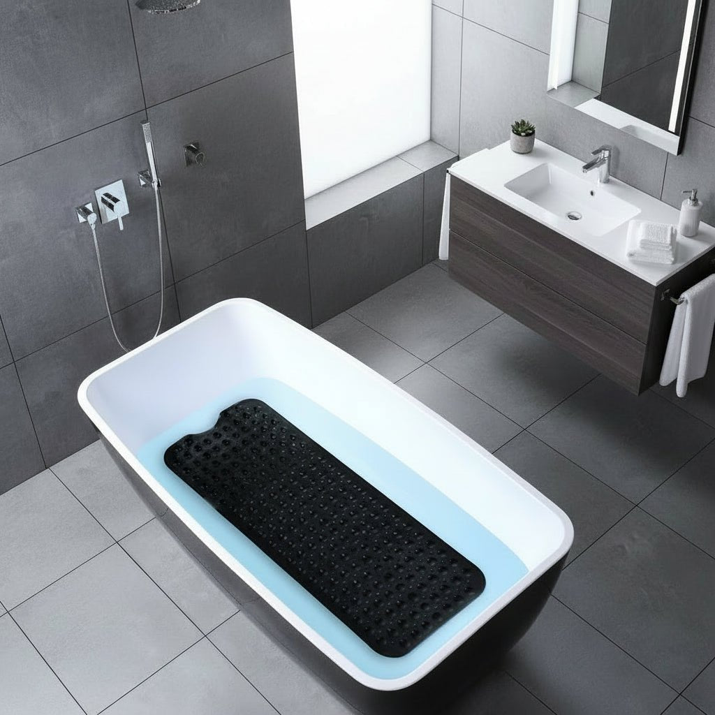 Non-slip bath mat | 200+ suction cup grip