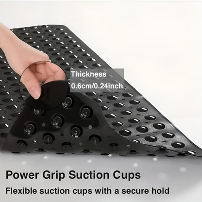 Non-slip bath mat | 200+ suction cup grip