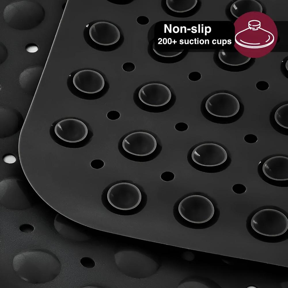 Non-slip bath mat | 200+ suction cup grip