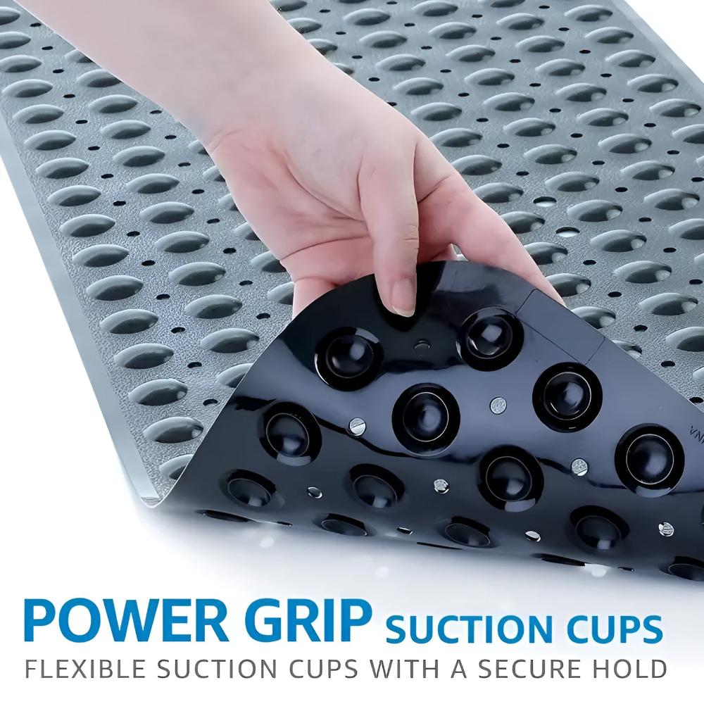 Non-slip bath mat | 200+ suction cup grip