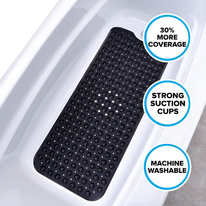 Non-slip bath mat | 200+ suction cup grip