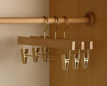Wooden Clothes Hangers Wide Shoulder Non Slip Suit Coat Hanger