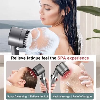Filter shower head | High-pressure spray with stop button