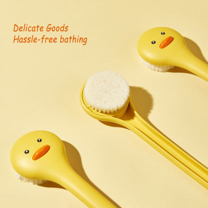Bath Brush Long Handle Soft Bristles Body Scrubber