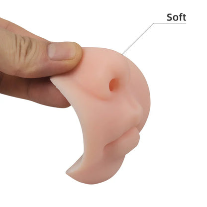 Soap Dispenser Nose Wall Mount Silicone Funny Prank Decor Gadget